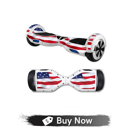 MightySkins U.S Flag Sticker Skin for Self-Balancing Electric Scooter