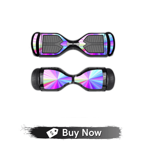 Mightyskins Rainbow Sticker Skin for Self-Balancing Electric Scooter